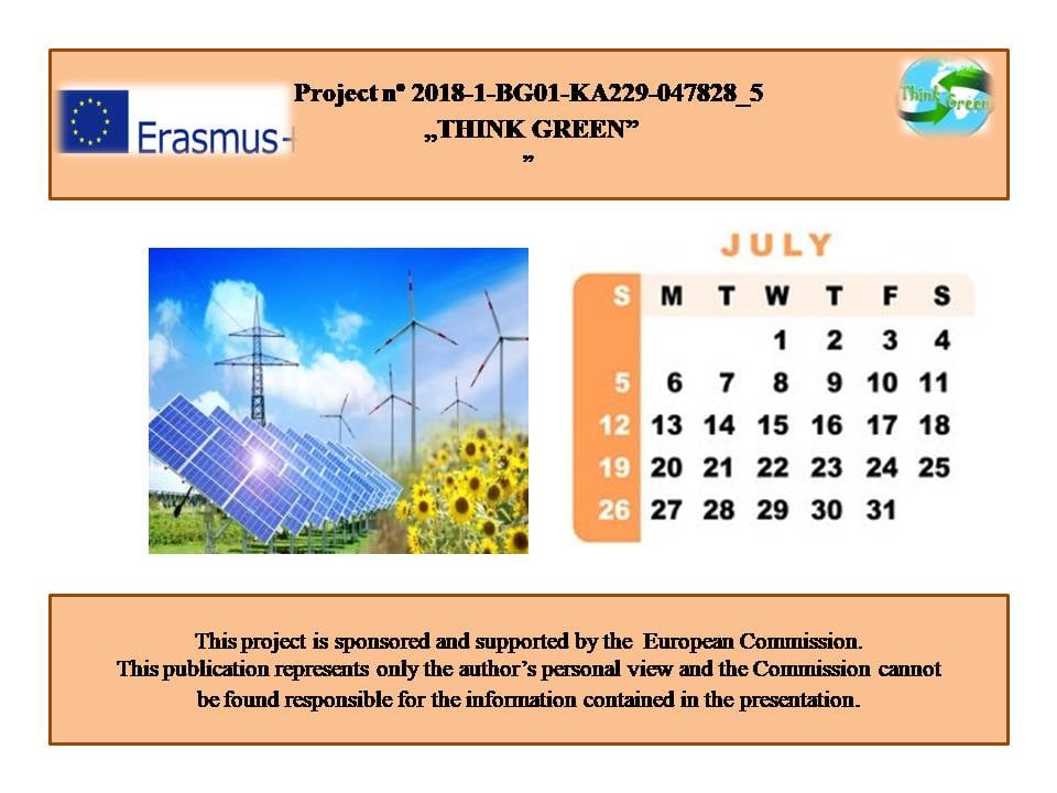 Erasmus Project - Think Green 