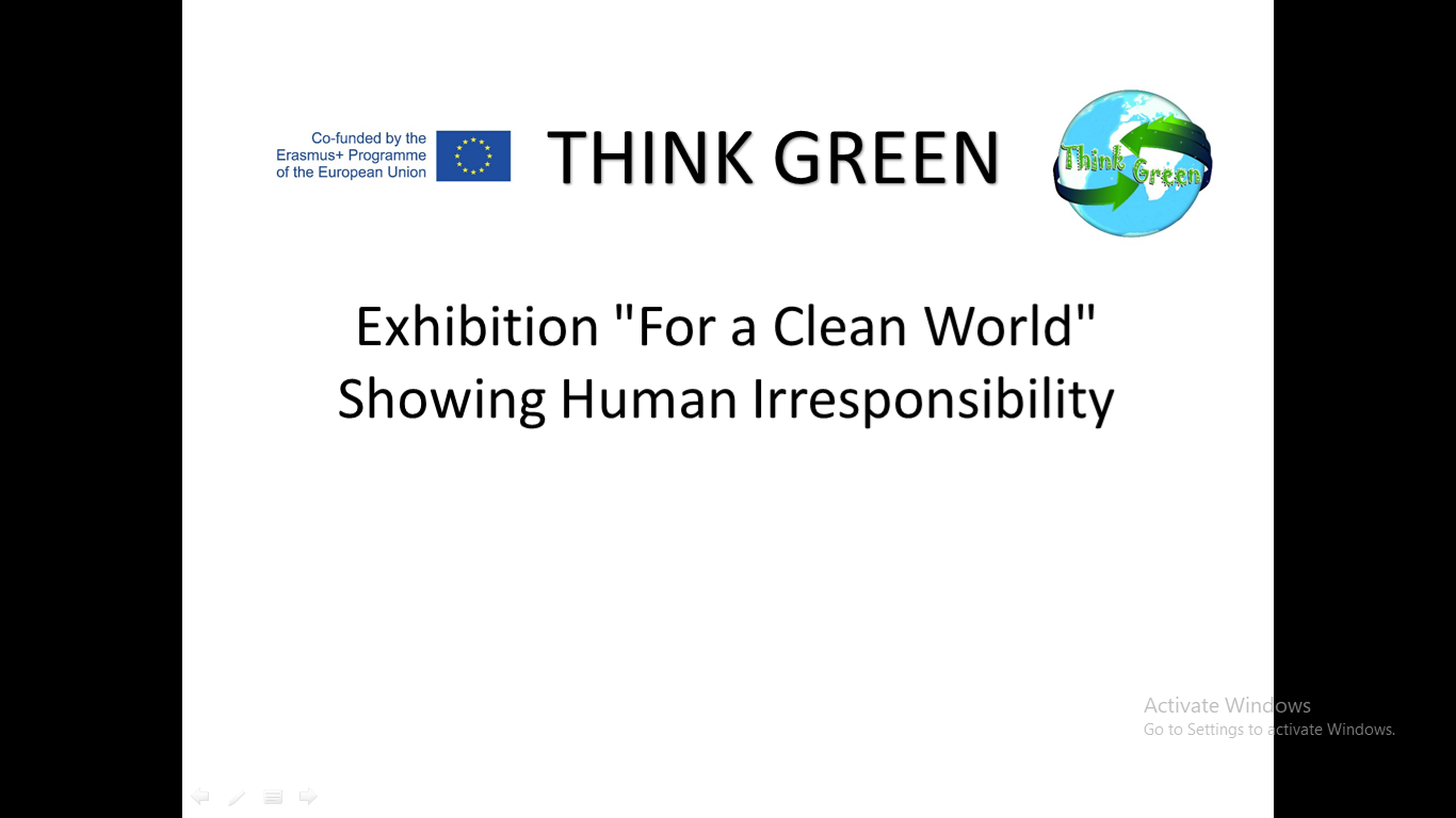 Еxhibition For a Clean World Showing Human Irresponsibility